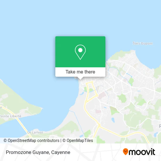 Promozone Guyane map