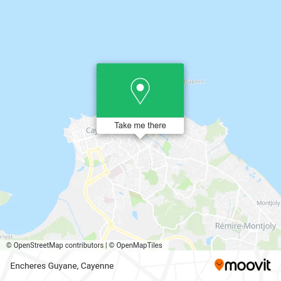 Encheres Guyane map