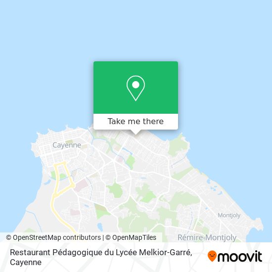 Restaurant Pédagogique du Lycée Melkior-Garré map