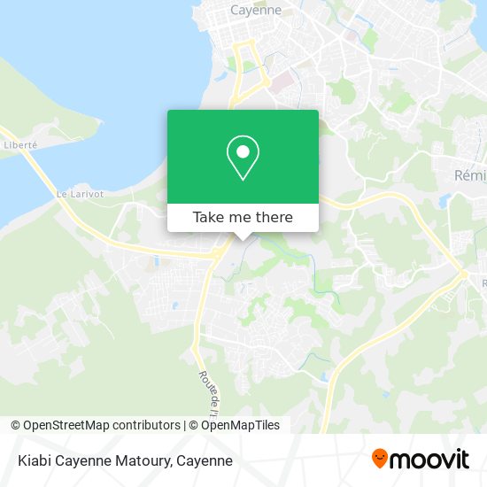 Kiabi Cayenne Matoury map