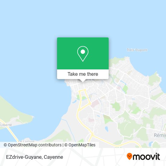 EZdrive-Guyane map