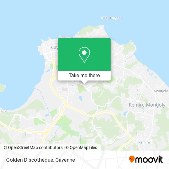 Golden Discothèque map