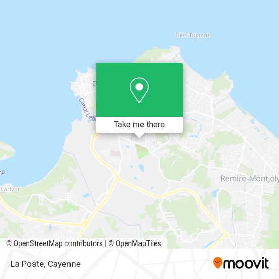 La Poste map