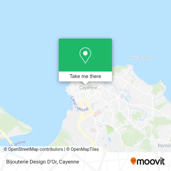 Bijouterie Design D'Or map