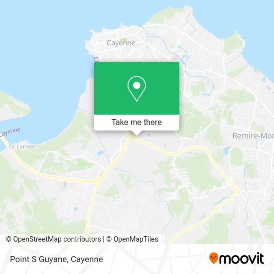 Point S Guyane map