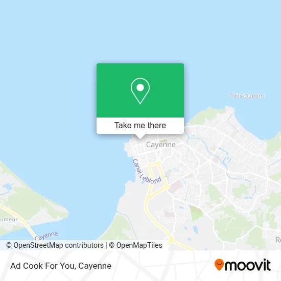 Ad Cook For You map