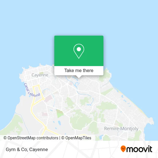 Gym & Co map