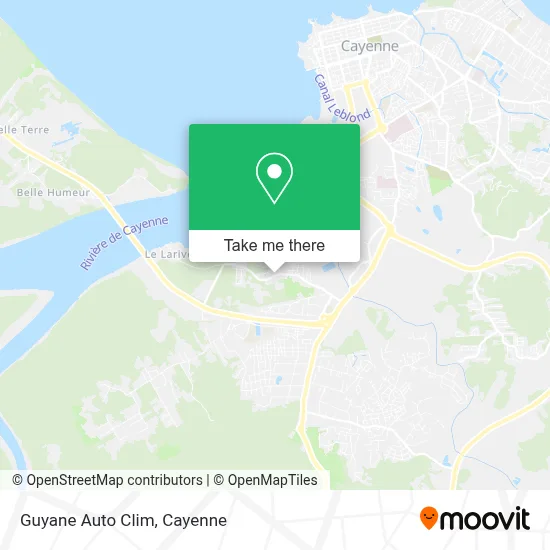 Guyane Auto Clim map