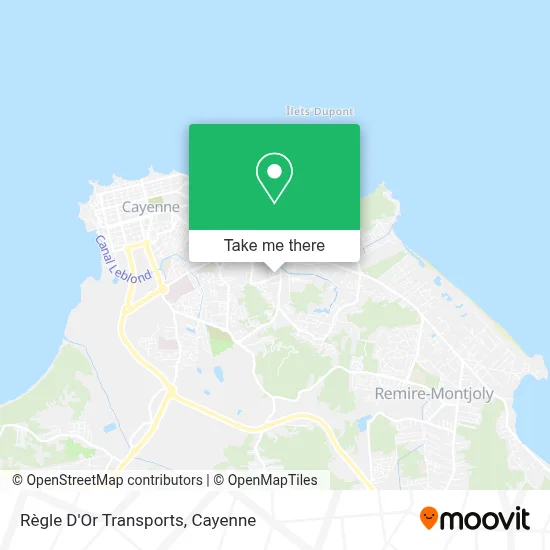 Règle D'Or Transports map
