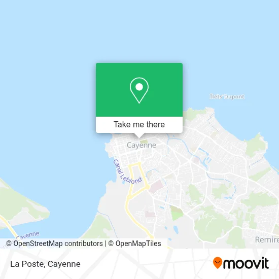 La Poste map