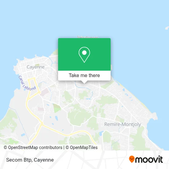 Secom Btp map