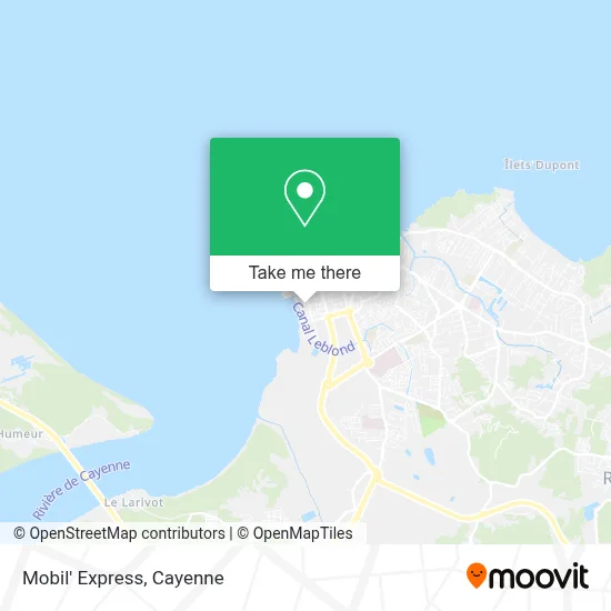Mobil' Express map