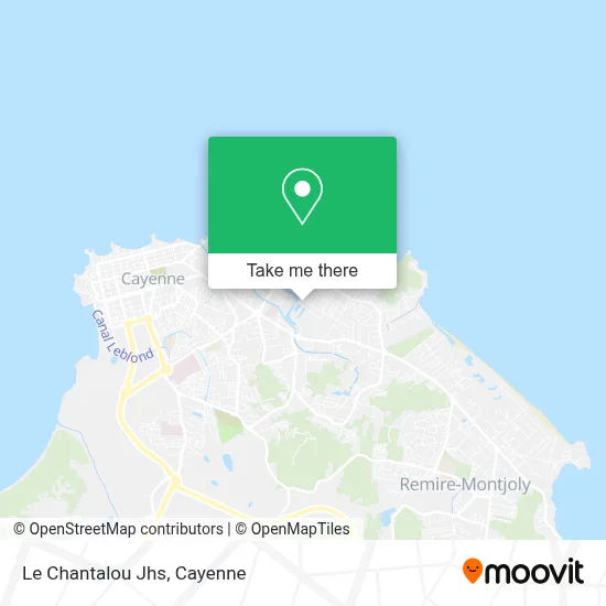 Le Chantalou Jhs map