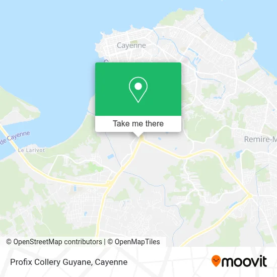 Profix Collery Guyane map