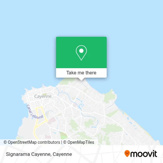 Signarama Cayenne map