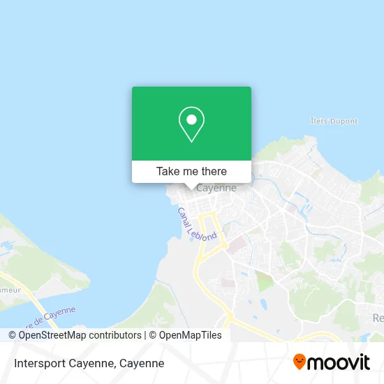 Intersport Cayenne map