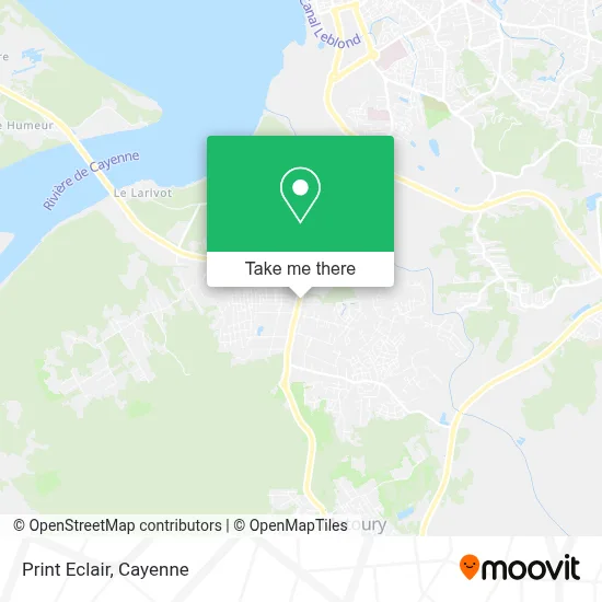 Print Eclair map