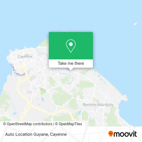 Auto Location Guyane map