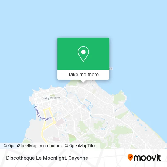 Discothèque Le Moonlight map
