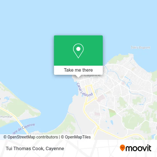 Tui Thomas Cook map