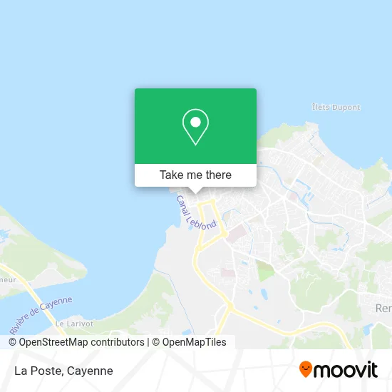 La Poste map