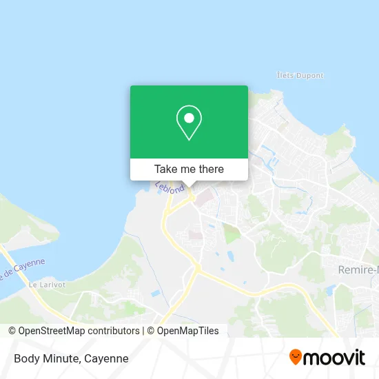 Body Minute map