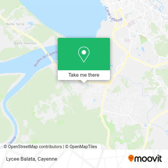 Lycee Balata map
