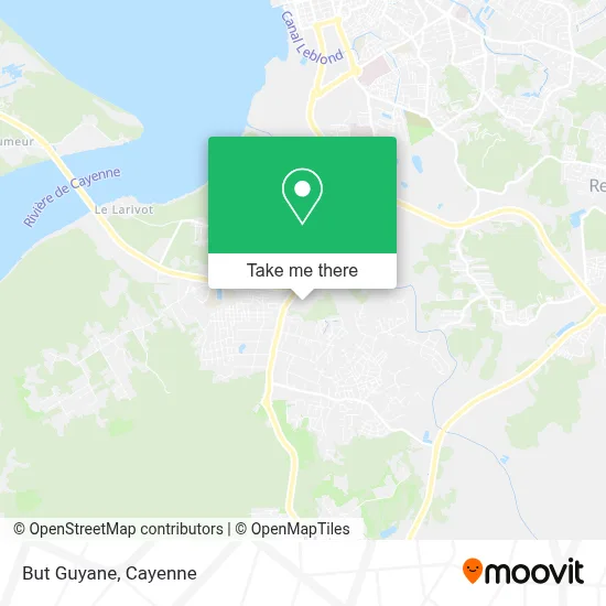 But Guyane map