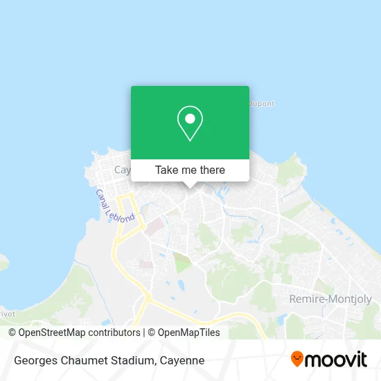 Georges Chaumet Stadium map