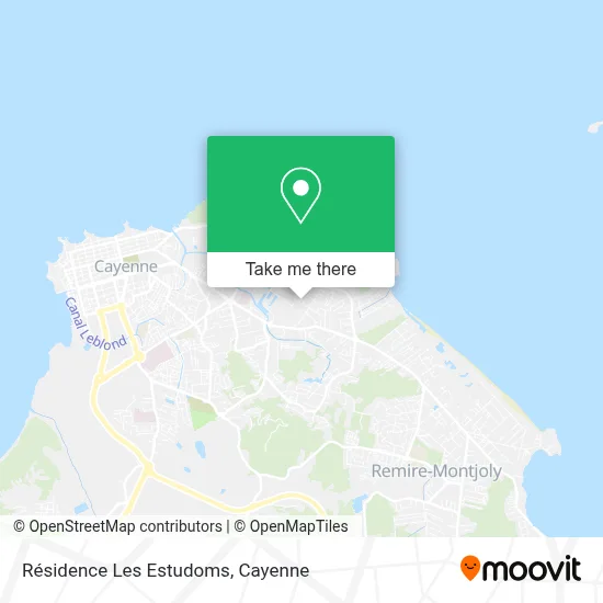 Résidence Les Estudoms map