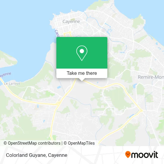 Colorland Guyane map