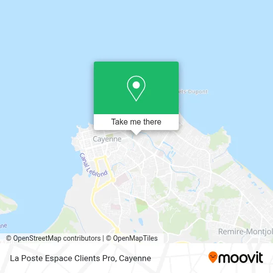La Poste Espace Clients Pro map