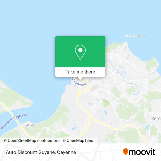 Auto Discount Guyane map