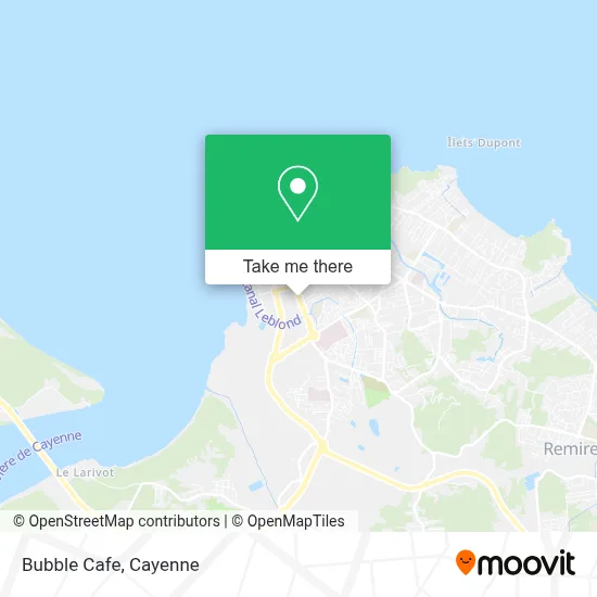 Bubble Cafe map