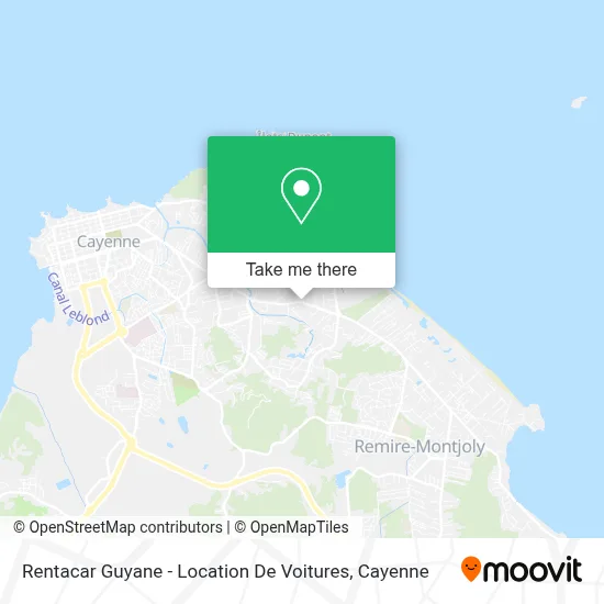 Rentacar Guyane - Location De Voitures map
