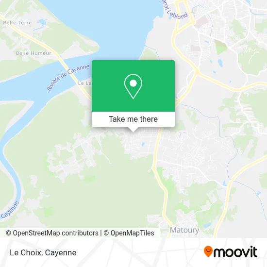 Le Choix map