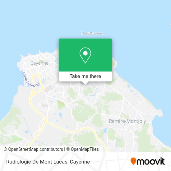 Radiologie De Mont Lucas map