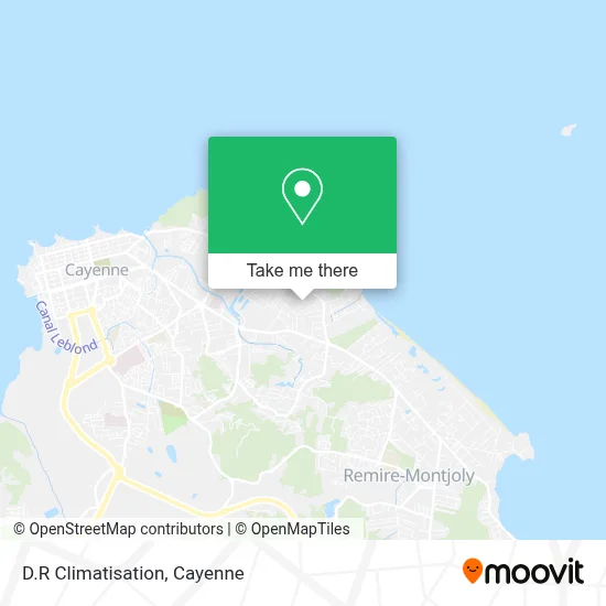 D.R Climatisation map