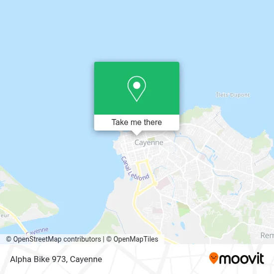 Alpha Bike 973 map