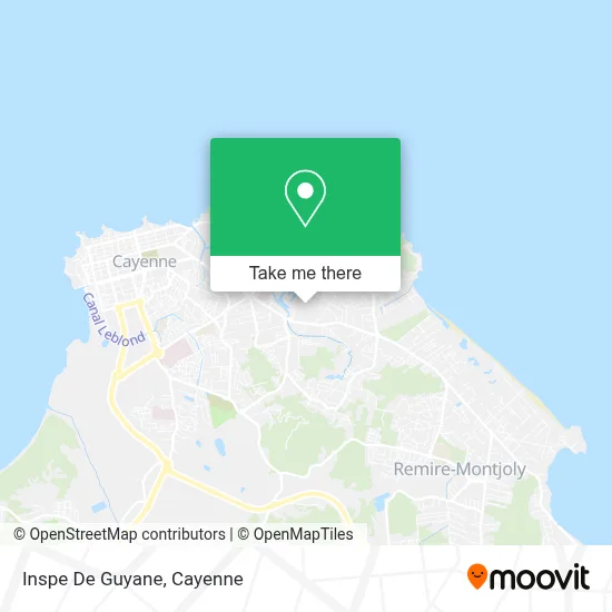 Inspe De Guyane map