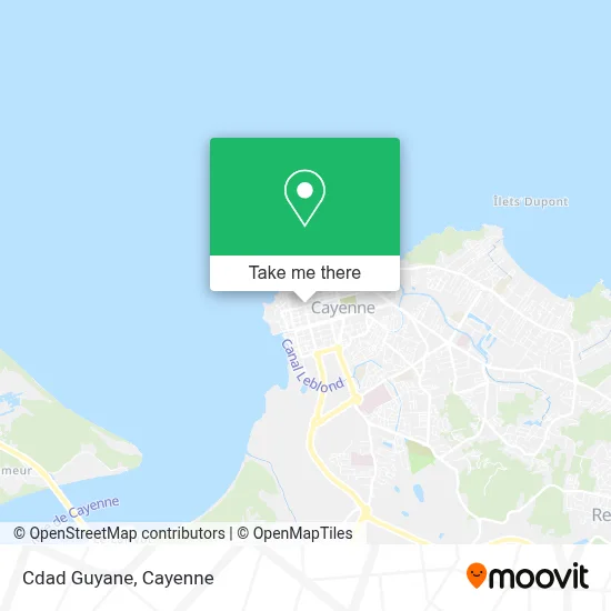 Cdad Guyane map