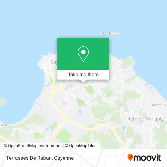 Terrasses De Raban map