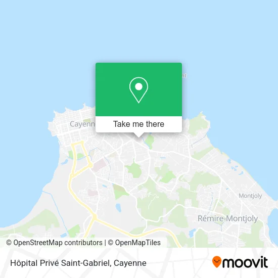 Hôpital Privé Saint-Gabriel map