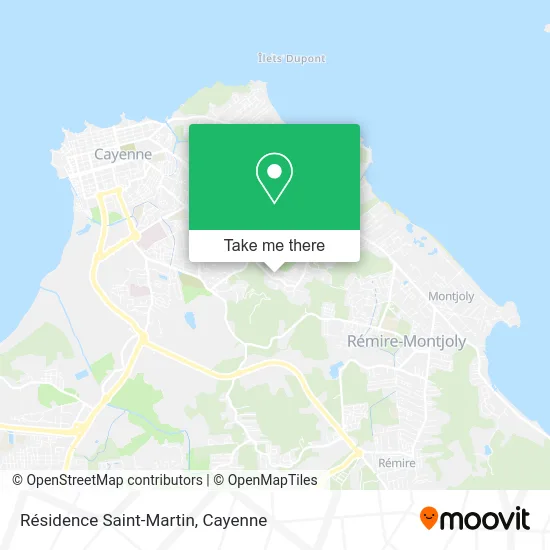 Résidence Saint-Martin map