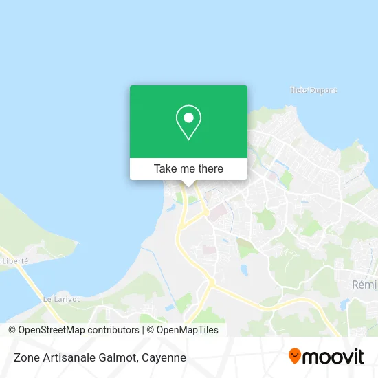 Zone Artisanale Galmot map