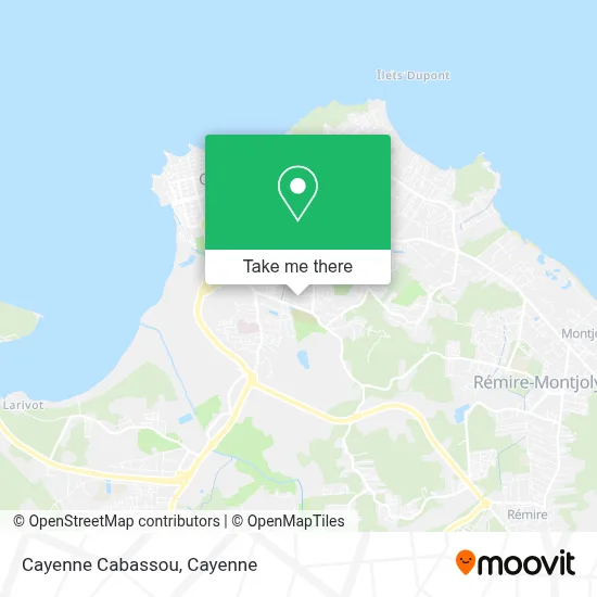 Cayenne Cabassou map