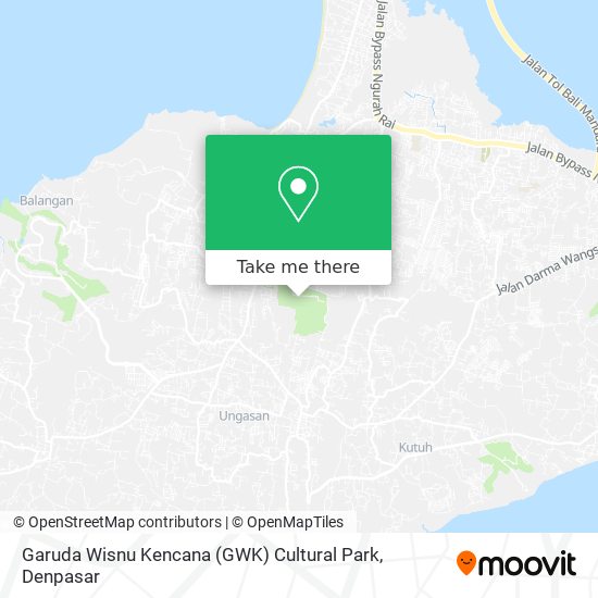 Garuda Wisnu Kencana (GWK) Cultural Park map