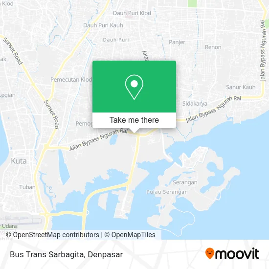 Bus Trans Sarbagita map