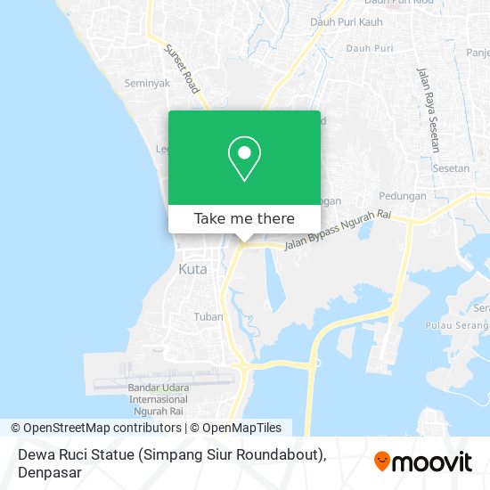 Dewa Ruci Statue (Simpang Siur Roundabout) map
