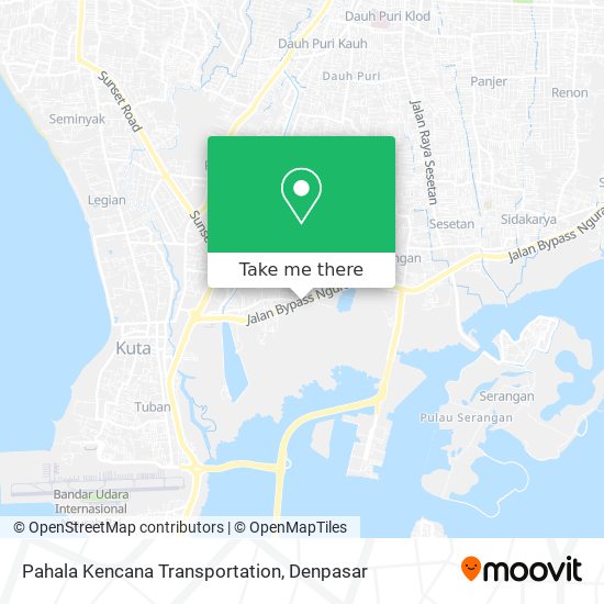 Pahala Kencana Transportation map